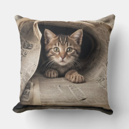 Cojín Decorativo fatastick cat Throw Pillow