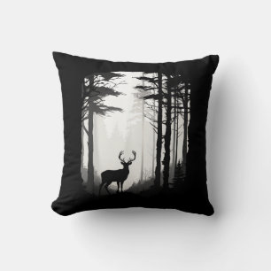 Cojín Decorativo Fauna del bosque de ciervos