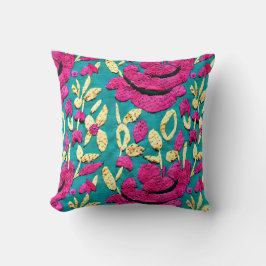 Cojín Decorativo Faux Embroidery Boho Floral