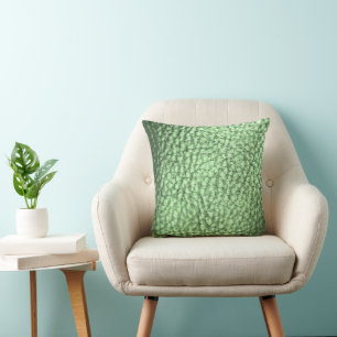 Cojín Decorativo Faux Leather Mermaid Green