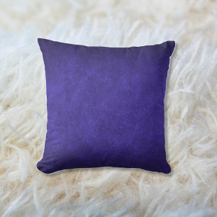 Cojín Decorativo Faux Old Leather Royal Purple