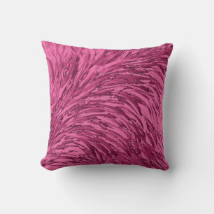 Cojín Decorativo Faux Ostrich Feather Design-Pink