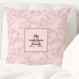 Cojín Decorativo Faux Pink Marble
