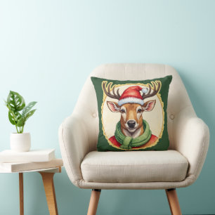 Cojín Decorativo Favoritos divertidos de los Navidades de animales