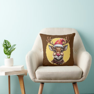 Cojín Decorativo Favoritos divertidos de los Navidades de animales