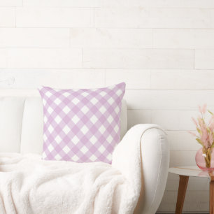 Cojín Decorativo Faye y Lauren Pink Gingham