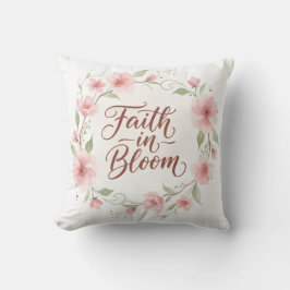 Cojín Decorativo Fe en Flor