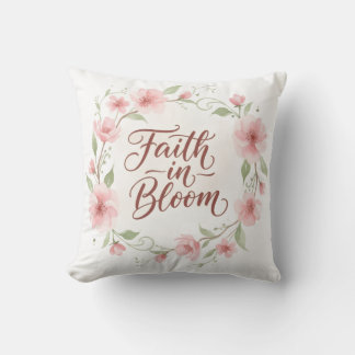 Cojín Decorativo Fe en Flor