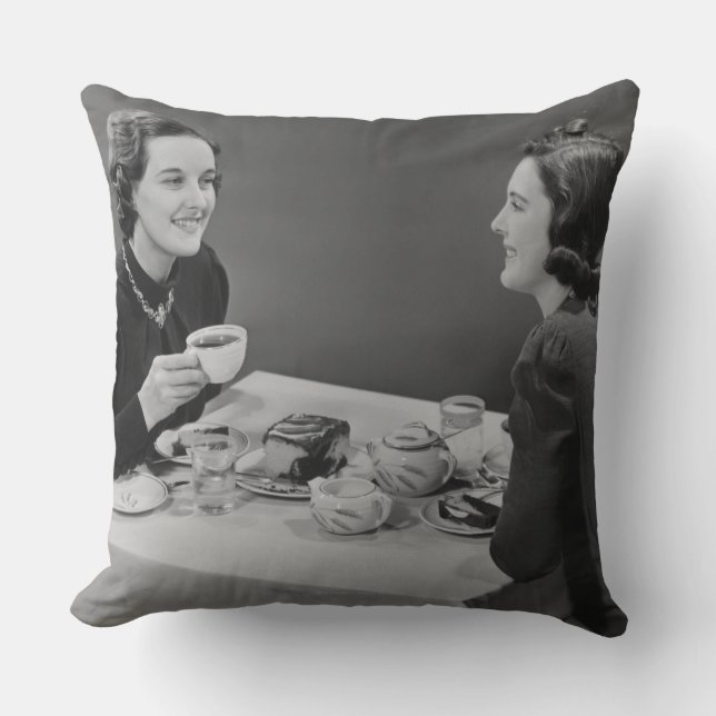 Cojín Decorativo Fecha del café (Anverso)