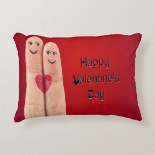 Cojín Decorativo Felices dedos de San Valentín
