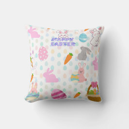 Cojín Decorativo Felices deseos de Pascua