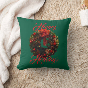 Cojín decorativo "Felices Fiestas"