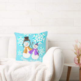 Cojín Decorativo Felices fiestas | Amigos de invierno |