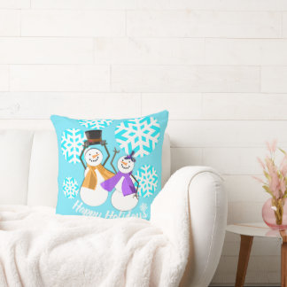 Cojín Decorativo Felices fiestas | Amigos de invierno |