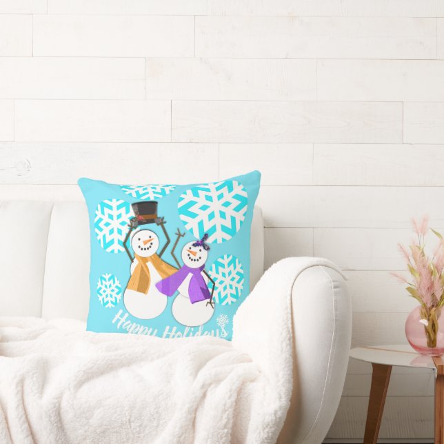 Cojín Decorativo Felices fiestas | Amigos de invierno | (Sofá)