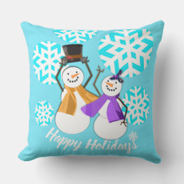 Cojín Decorativo Felices fiestas | Amigos de invierno |