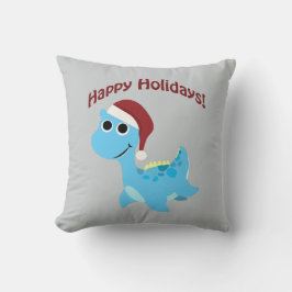 Cojín Decorativo ¡Felices Fiestas! Cute Nessie