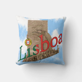 Cojín Decorativo Felices fiestas en Lisboa Portugal