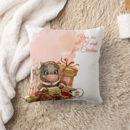 Cojín Decorativo Felices Fiestas Navideñas