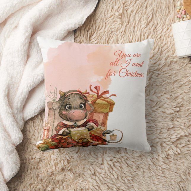 Cojín Decorativo Felices Fiestas Navideñas (Manta)