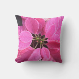 Cojín Decorativo Felices fiestas Poinsettia