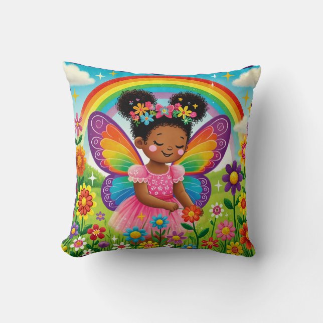 COJÍN DECORATIVO - "FELICES FLORES DE RECOGIDA JUS (Anverso)