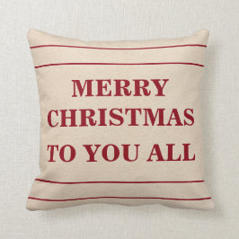 Cojín Decorativo Felices Navidad a usted todas