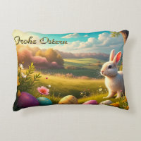 Felices Pascuas en un paisaje primaveral