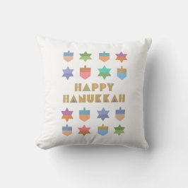 Cojín Decorativo Felices sueños y estrellas de Hanukkah