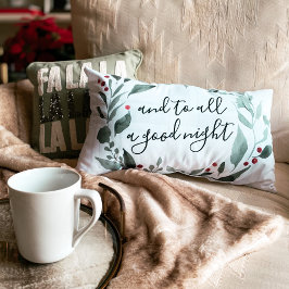 Cojín Decorativo Felices vacaciones Plaid Monogram Farmhouse Pillow