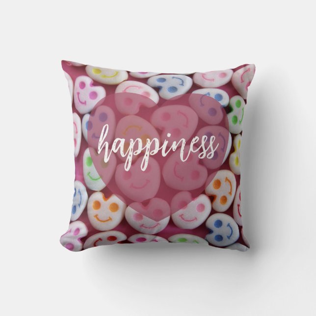 Cojín Decorativo Felicidad (Anverso)