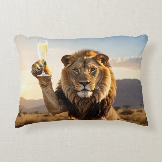 Cojín Decorativo Felicidades León (Anverso)