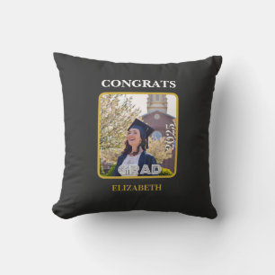 Cojín Decorativo Felicitaciones personalizadas graduado 2025