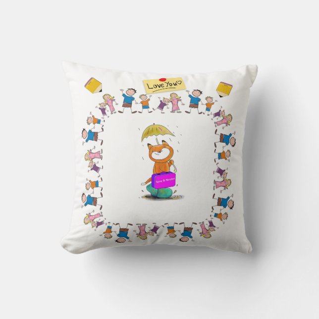 Cojín decorativo Feline Cat Spay y Neuter (Anverso)