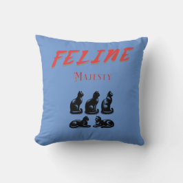Cojín Decorativo "Feline Majestic".