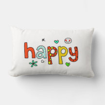 Cojín decorativo feliz