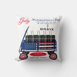 Cojín Decorativo Feliz 4 de julio día de la independencia regalo di