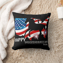 Cojín Decorativo Feliz 4 de julio, fiesta del Día de la Independenc