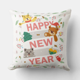 Cojín Decorativo Feliz año nuevo