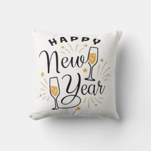 Cojín Decorativo Feliz Año Nuevo