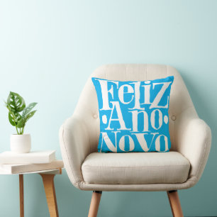 Cojín Decorativo Feliz Año Nuevo
