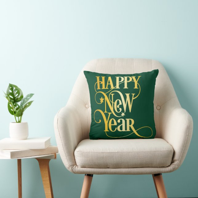 Cojín Decorativo Feliz Año Nuevo (Silla)