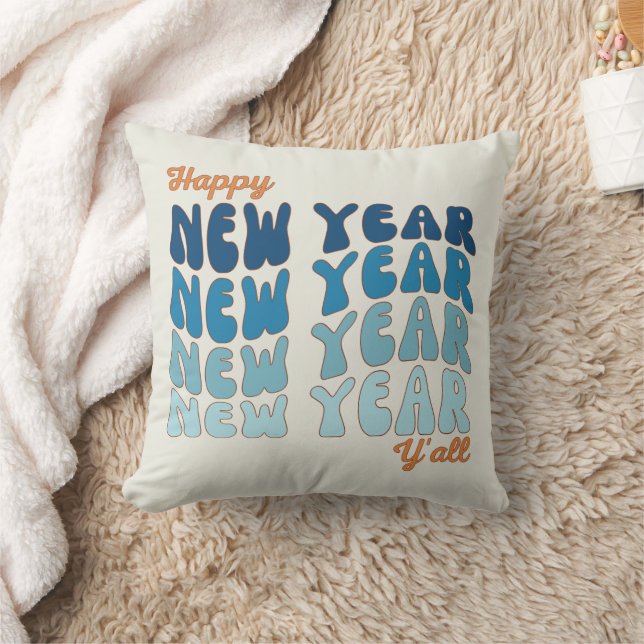 Cojín Decorativo Feliz Año Nuevo 2024 (Manta)