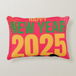Cojín Decorativo Feliz Año Nuevo 2025
