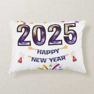 COJÍN DECORATIVO FELIZ AÑO NUEVO 2025