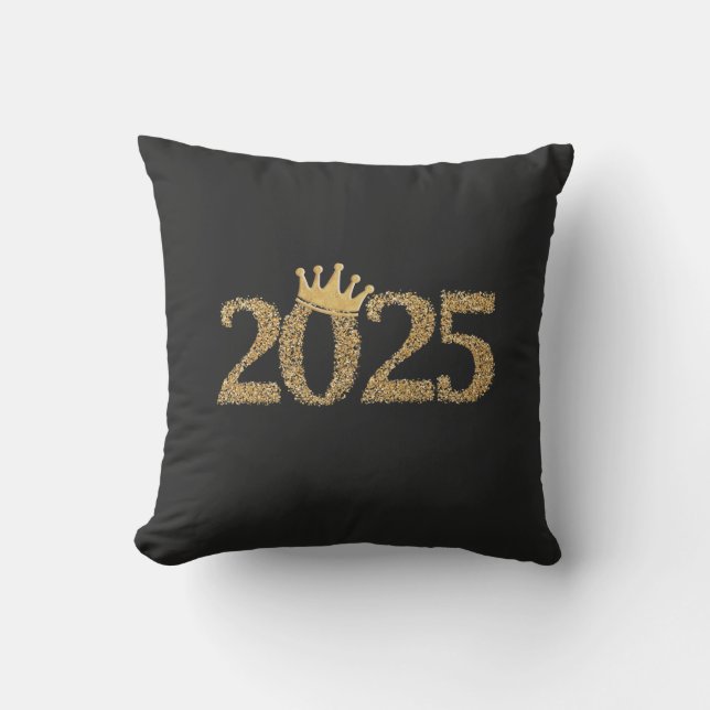 Cojín Decorativo Feliz Año Nuevo 2025 (Anverso)