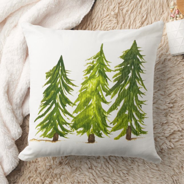 Cojín Decorativo Feliz árbol de Navidad Feliz Festival de Invierno (Manta)