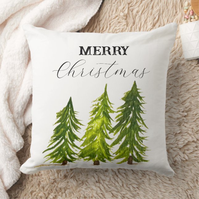 Cojín Decorativo Feliz árbol de Navidad Feliz Festival de Invierno (Manta)