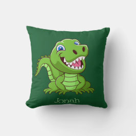 Cojín Decorativo Feliz bebé T-Rex Dinosaurio