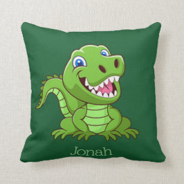 Cojín Decorativo Feliz bebé T-Rex Dinosaurio